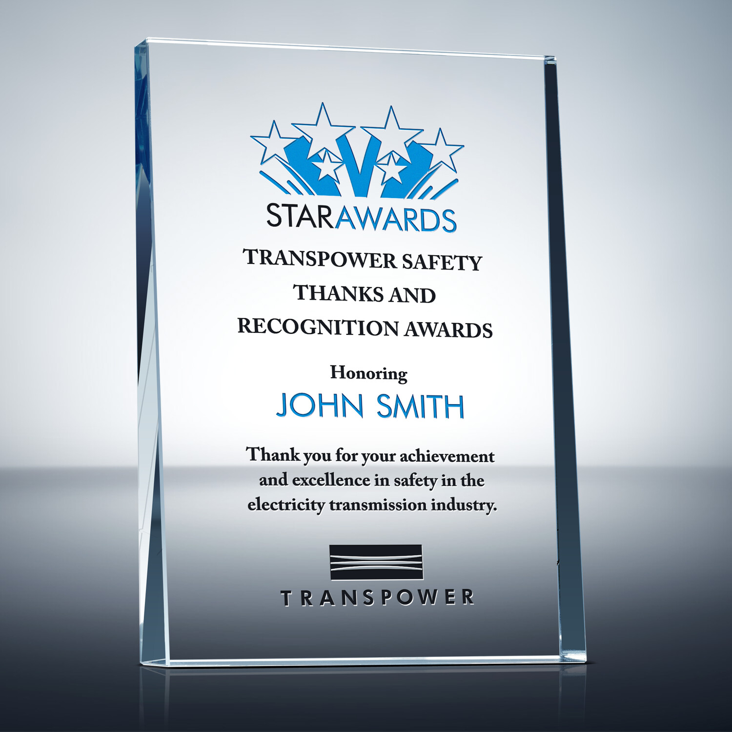 Safety Appreciation Award (1194) Wording Ideas DIY Awards