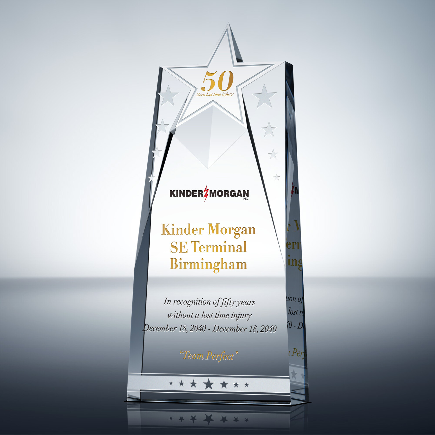 50 Years of Safety Award (2543) Wording Ideas DIY Awards