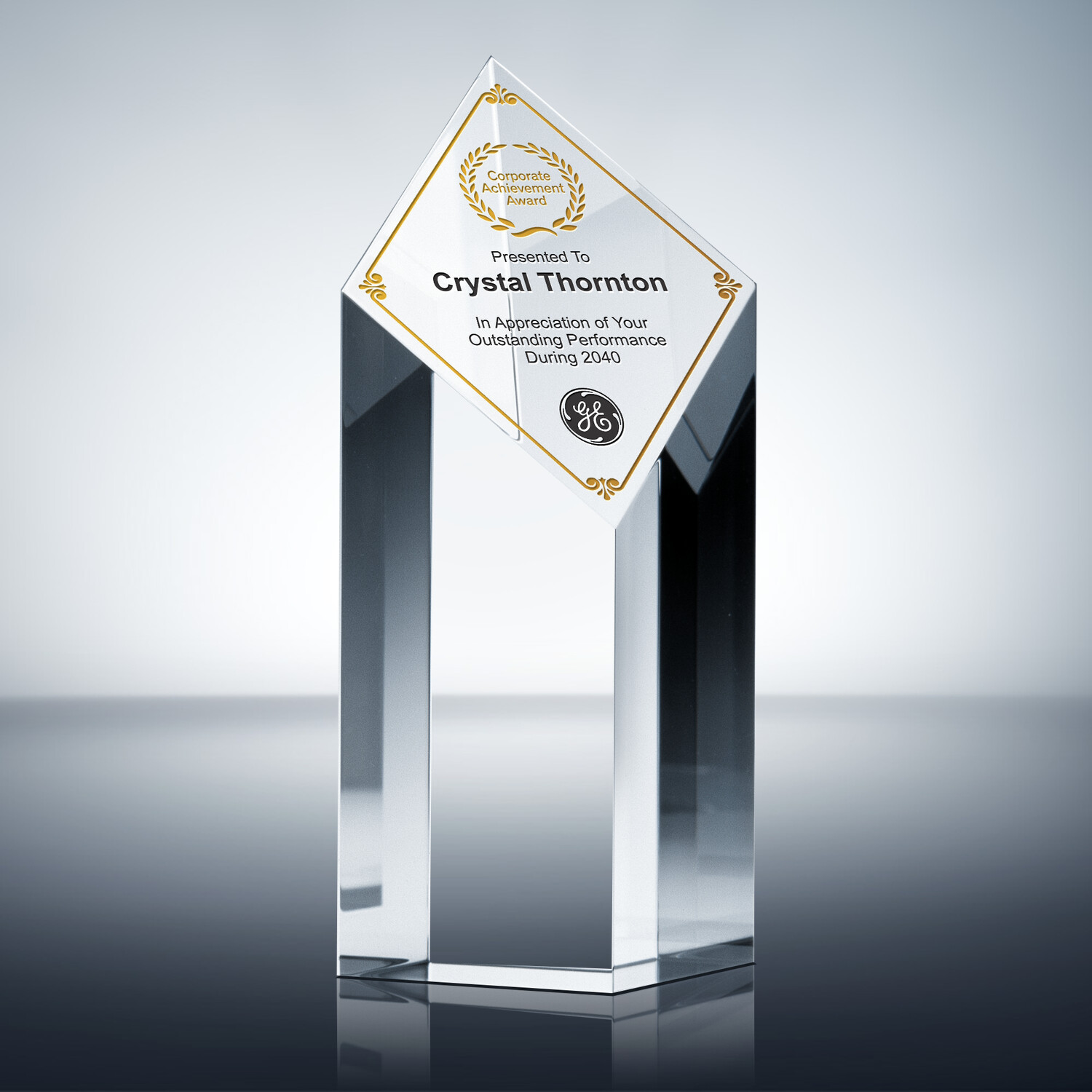 Corporate Achievement Award (0581) Wording Ideas DIY Awards